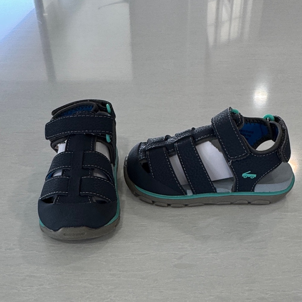 See Kai Run Wilder II Toddler Sandals Navy size 8